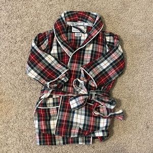 Petite Plume Festive Tartan Robe